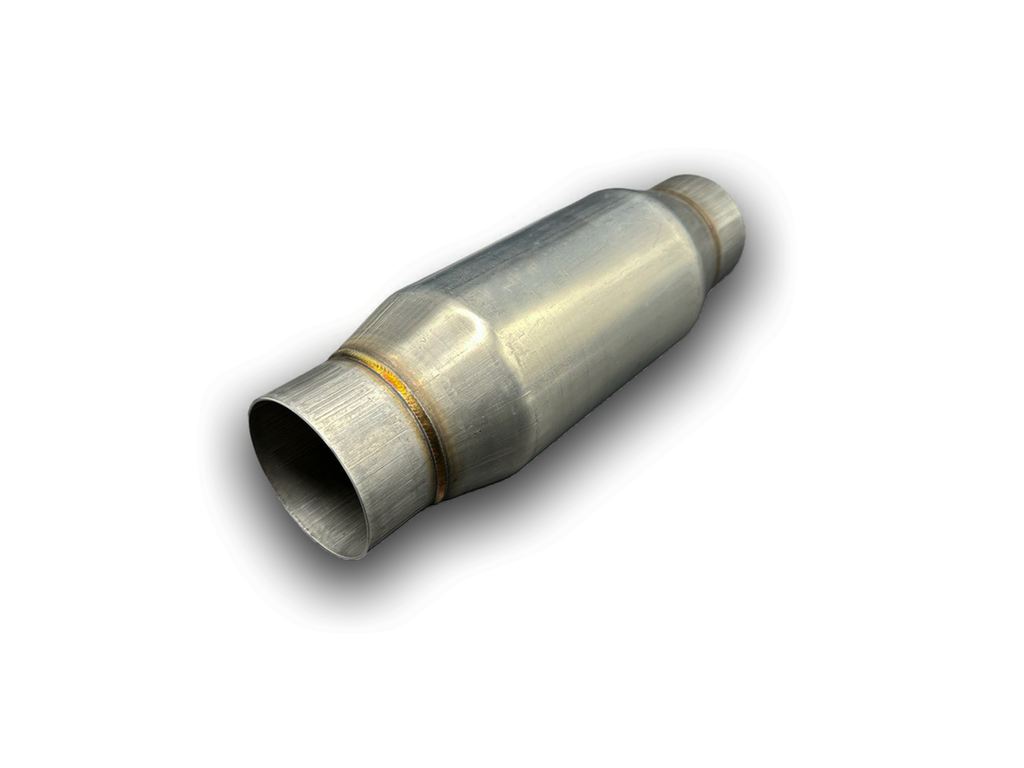 Buchi Power BP251 Exhaust Muffler / Resonator - 304 Stainless Steel - 2.5"