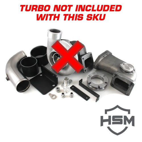 08-10 Ford 6.4L Single Turbo Kit W/O Turbo (Undivided)